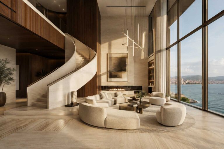 Kordon Penthouse | İzmir İç Mimarlık Projesi